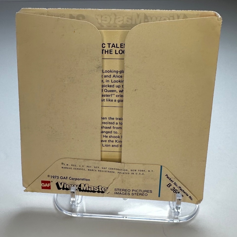 Vintage View-Master Alice Through the Looking Glass • Classic Tales • 3 Reels - Picture 6 of 6
